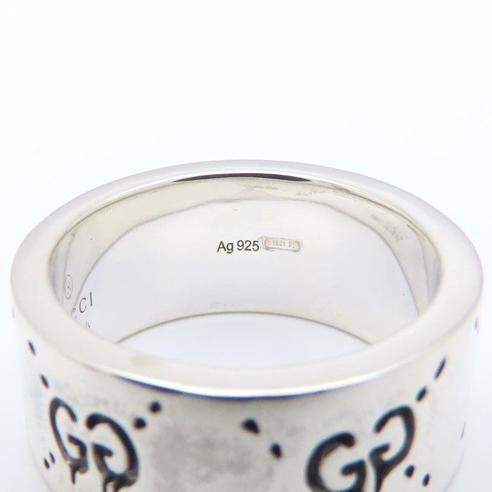 GUCCI グッチ アイコン ゴースト リング 指輪 GG #14 13号 シルバー925 レディース/295400【中古】【BJ】 GUCCI グッチ アイコン ゴースト リング 指輪 GG #14 13号 シルバー925 レディース/295400【中古】【BJ】