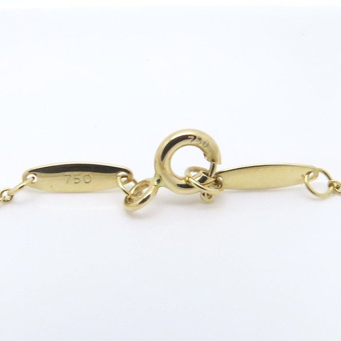 TIFFANY&Co. ティファニー バイザヤード ネックレス 1Pダイヤモンド エルサペレッティ K18YG イエローゴールド レディース/295439【中古】【BJ】 TIFFANY&Co. ティファニー バイザヤード ネックレス 1Pダイヤモンド エルサペレッティ K18YG イエローゴールド レディース/295439【中古】【BJ】