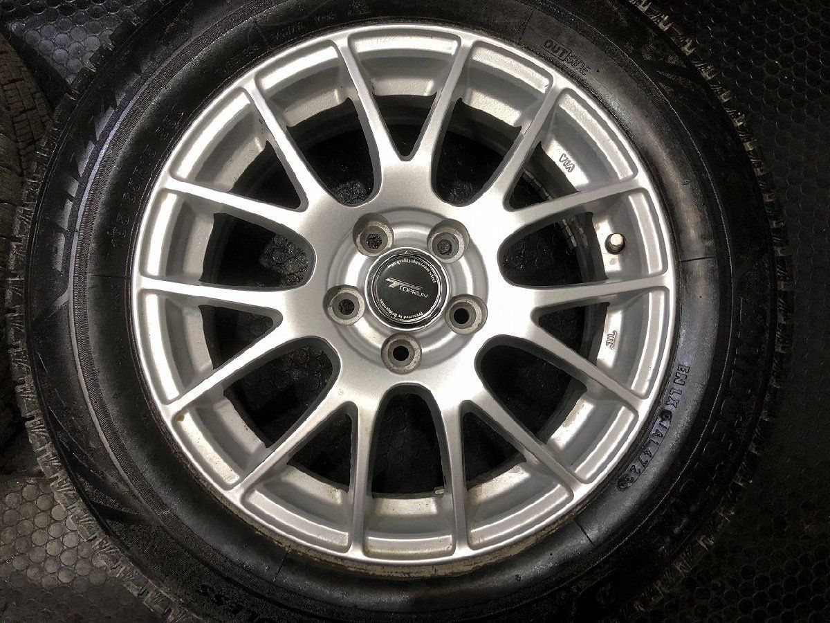 【BS BLIZZAK VRX3 185/65R15】スタッドレス【BS TOPRUN トップラン 15インチ 6J5HPCD100+43】23年製 バリ溝 170シエンタ後期等 (KTL737) 【BS BLIZZAK VRX3 185/65R15】スタッドレス【BS TOPRUN トップラン 15インチ 6J5HPCD100+43】23年製 バリ溝 170シエンタ後期等 (KTL737)