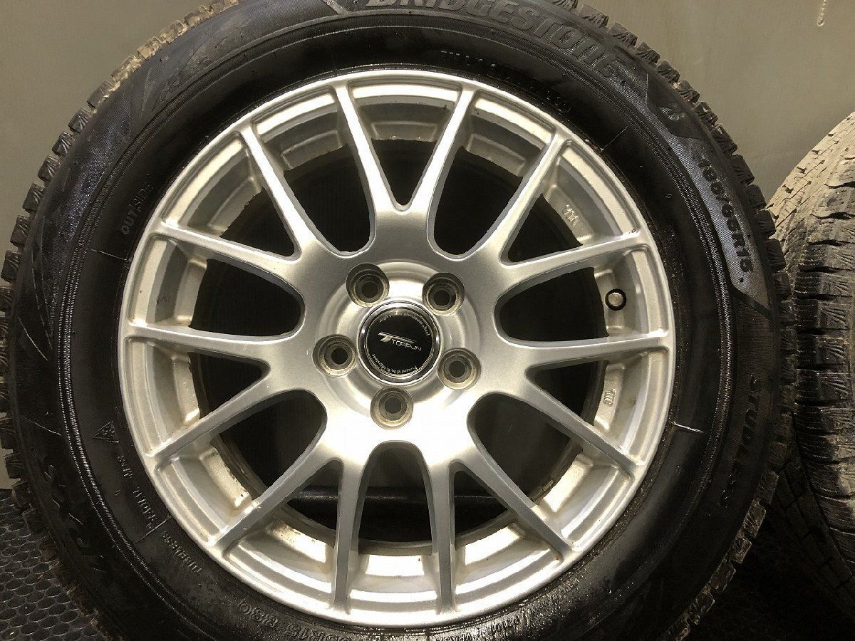 【BS BLIZZAK VRX3 185/65R15】スタッドレス【BS TOPRUN トップラン 15インチ 6J5HPCD100+43】23年製 バリ溝 170シエンタ後期等 (KTL737) 【BS BLIZZAK VRX3 185/65R15】スタッドレス【BS TOPRUN トップラン 15インチ 6J5HPCD100+43】23年製 バリ溝 170シエンタ後期等 (KTL737)