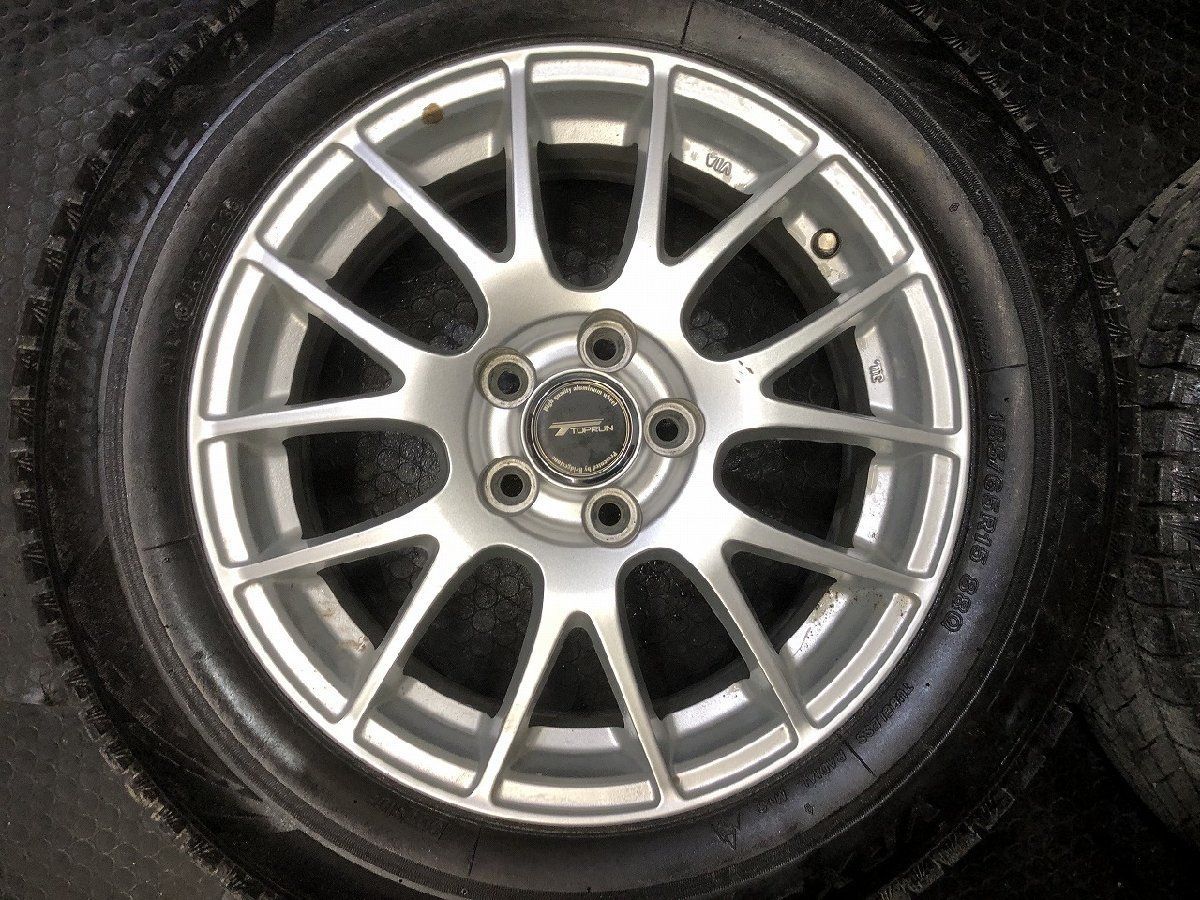 【BS BLIZZAK VRX3 185/65R15】スタッドレス【BS TOPRUN トップラン 15インチ 6J5HPCD100+43】23年製 バリ溝 170シエンタ後期等 (KTL737) 【BS BLIZZAK VRX3 185/65R15】スタッドレス【BS TOPRUN トップラン 15インチ 6J5HPCD100+43】23年製 バリ溝 170シエンタ後期等 (KTL737)