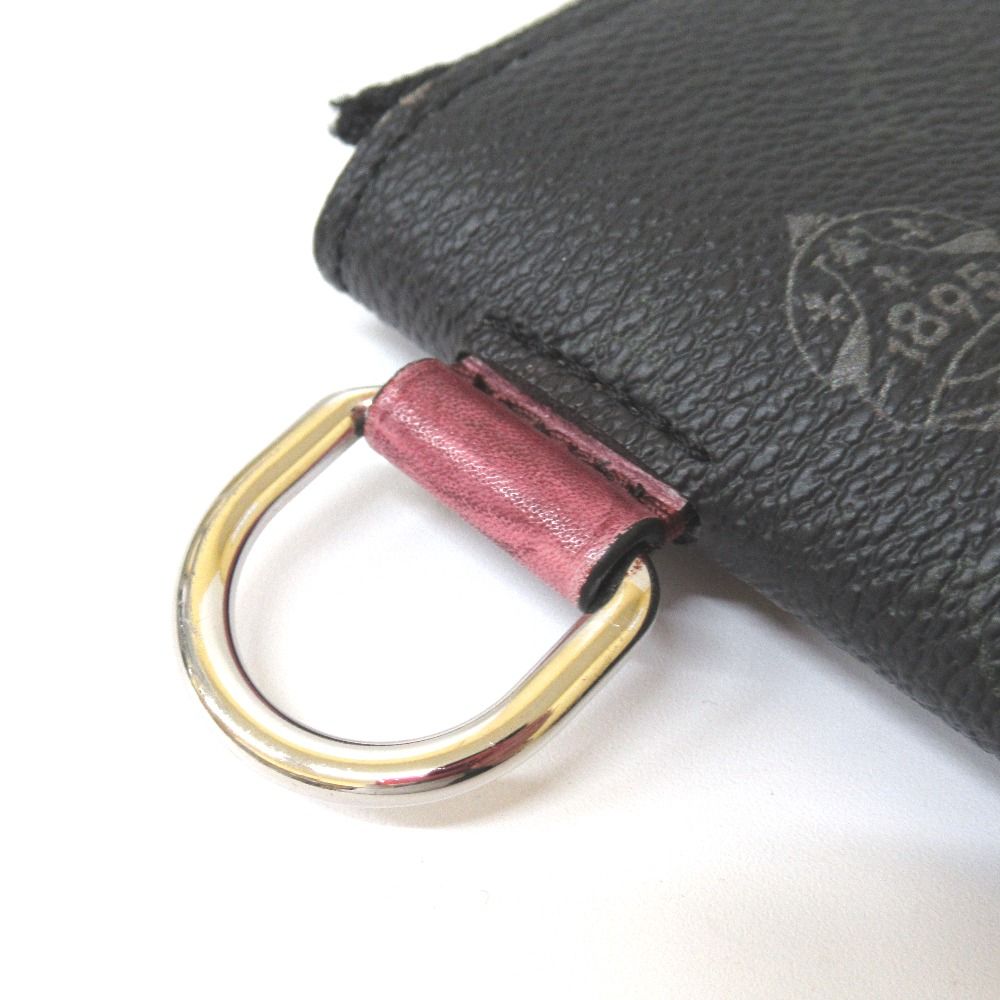 Tj292581 ベルルッティ Berluti クラッチバッグ セカンドバッグ NINO GM ニノGM　ブラック×ピンク 中古