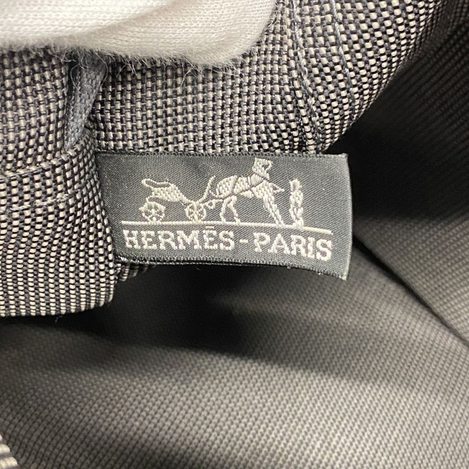 エルメス(Hermes) エルメス トートバッグ エールラインMM キャンバス グレー メンズ レディース