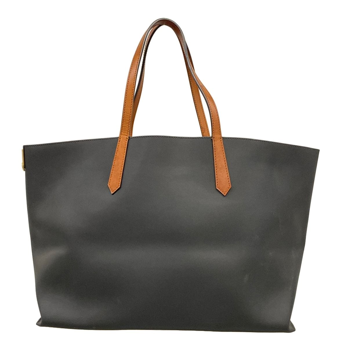 GIVENCHY(ジバンシー) トートバッグ GV ショッパートート 黒×ブラウン レザー