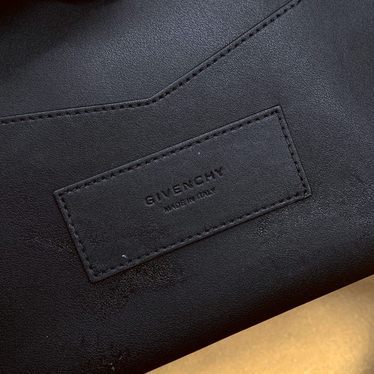 GIVENCHY(ジバンシー) トートバッグ GV ショッパートート 黒×ブラウン レザー