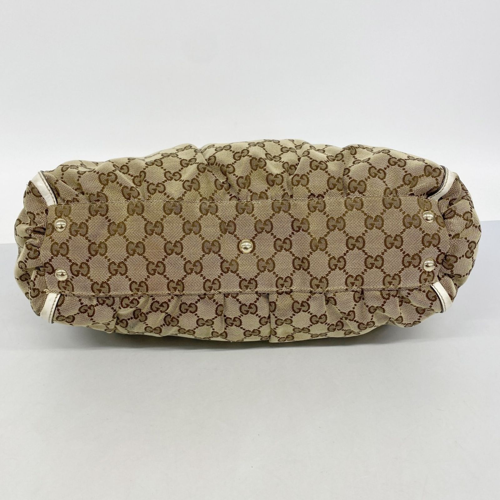 グッチ(Gucci) グッチ トートバッグ GGキャンバス 189831 キャンバス ブラウン レディース