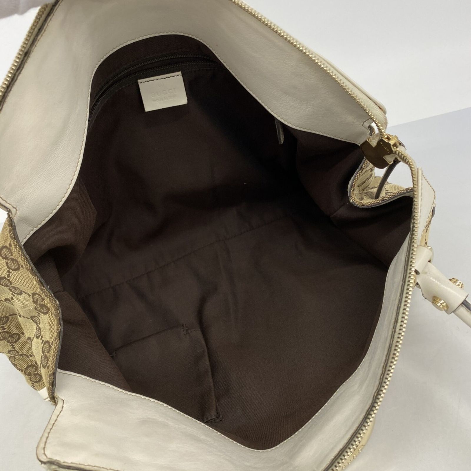 グッチ(Gucci) グッチ トートバッグ GGキャンバス 189831 キャンバス ブラウン レディース
