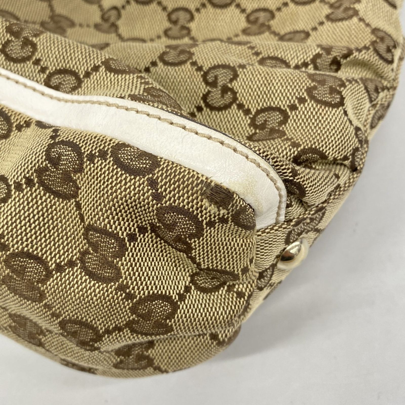 グッチ(Gucci) グッチ トートバッグ GGキャンバス 189831 キャンバス ブラウン レディース