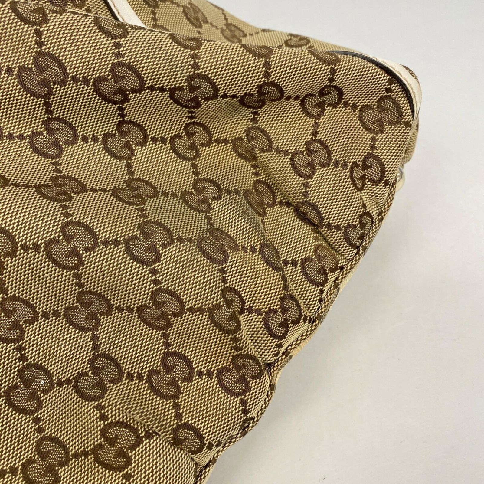 グッチ(Gucci) グッチ トートバッグ GGキャンバス 189831 キャンバス ブラウン レディース