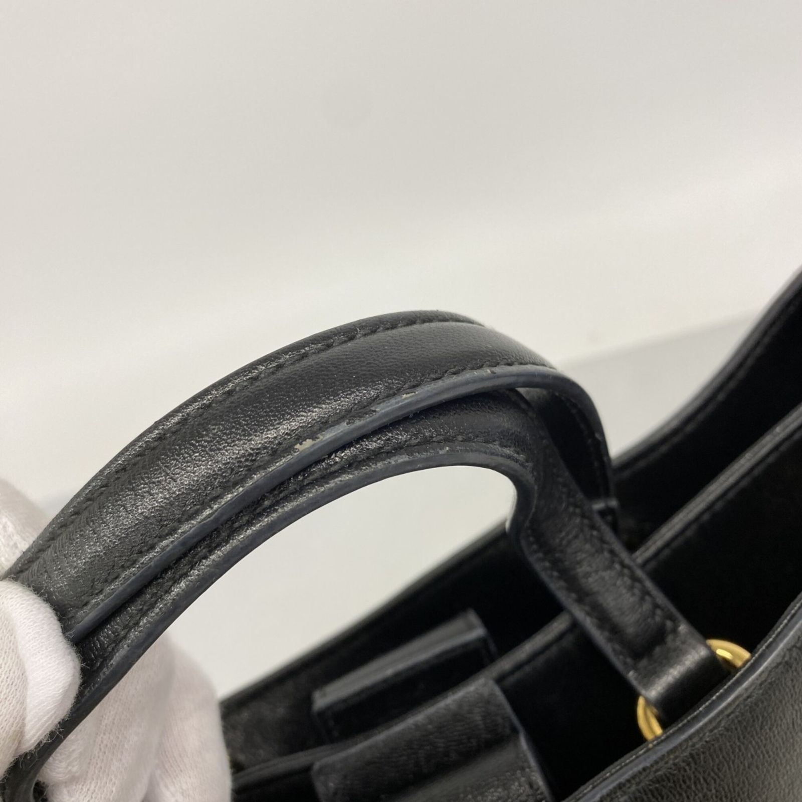 グッチ(Gucci) グッチ トートバッグ ホースビット 621144 レザー ブラック 2wayバッグレディース