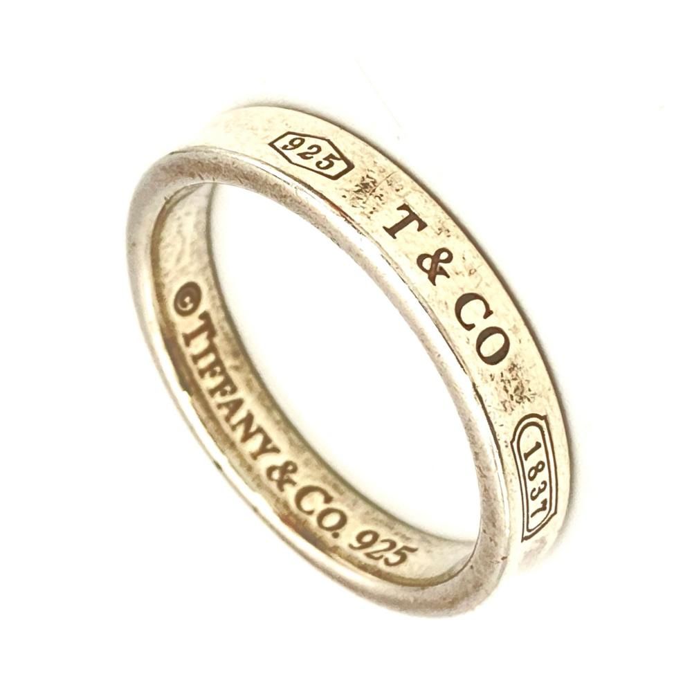 ティファニー Tiffany&Co. ナロー 1837 リング 指輪 約17号 SV925 4.4g シルバー ユニセックス【中古】