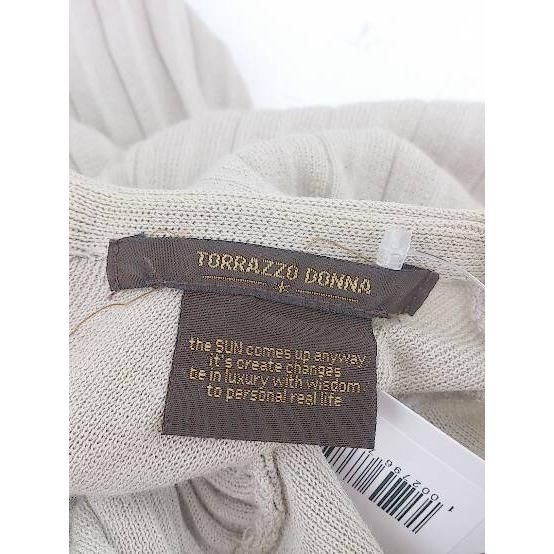 ◇ TORRAZZO DONNA コットン ニット フレンチスリーブ ミニ ニット ワンピース ベージュ系 レディース 【中古】 【1002796737510】 ◇ TORRAZZO DONNA コットン ニット フレンチスリーブ ミニ ニット ワンピース ベージュ系 レディース 【中古】 【1002796737510】