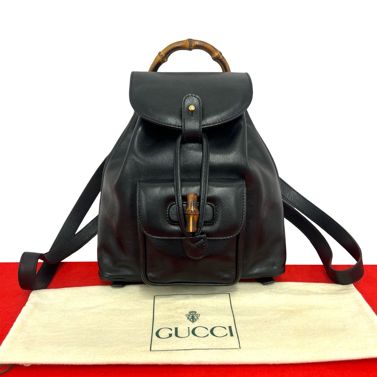 極 美品 保存袋付き GUCCI グッチ オールドグッチ ヴィンテージ 