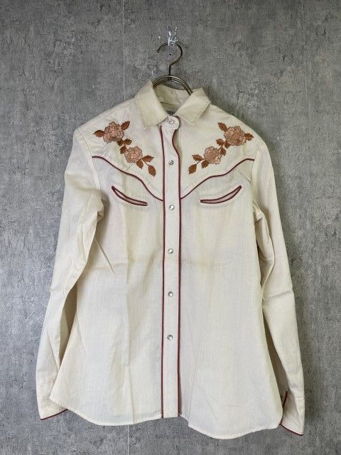 【中古】KARMAN ｶﾙﾏﾝ ｳｴｽﾀﾝｼｬﾂ　80s ｸﾘｰﾑ 12/34 33968046