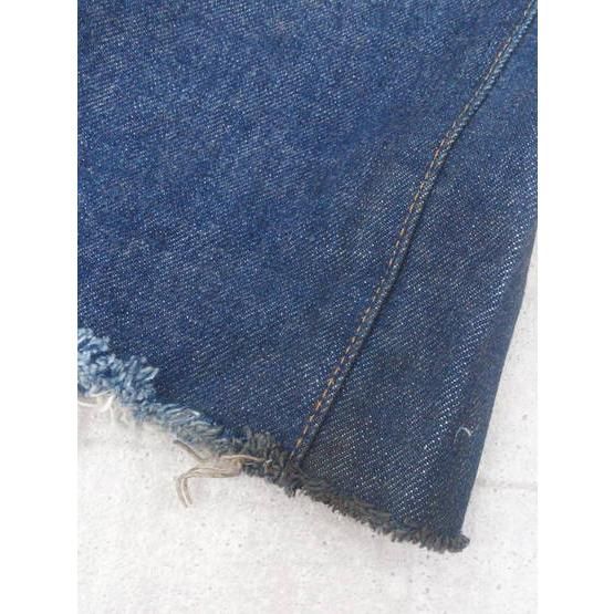 ◇ EDWIN エドウィン ワイド カットオフ デニム パンツ ジーンズ 28×33 インディゴ * 【1002796848308】