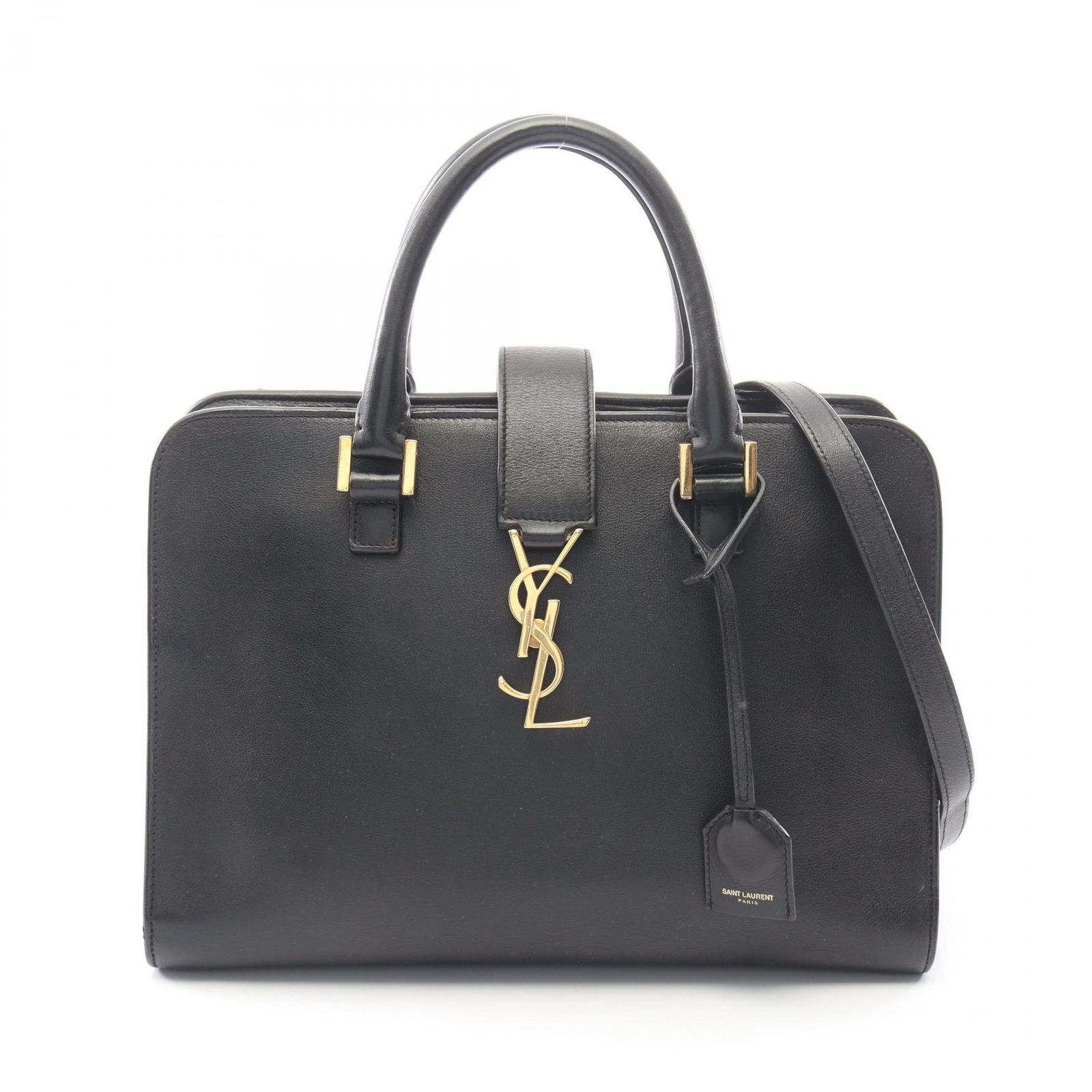 SAINT LAURENT PARIS サンローランパリ モノグラム カバス 2WAY ハンドバッグ