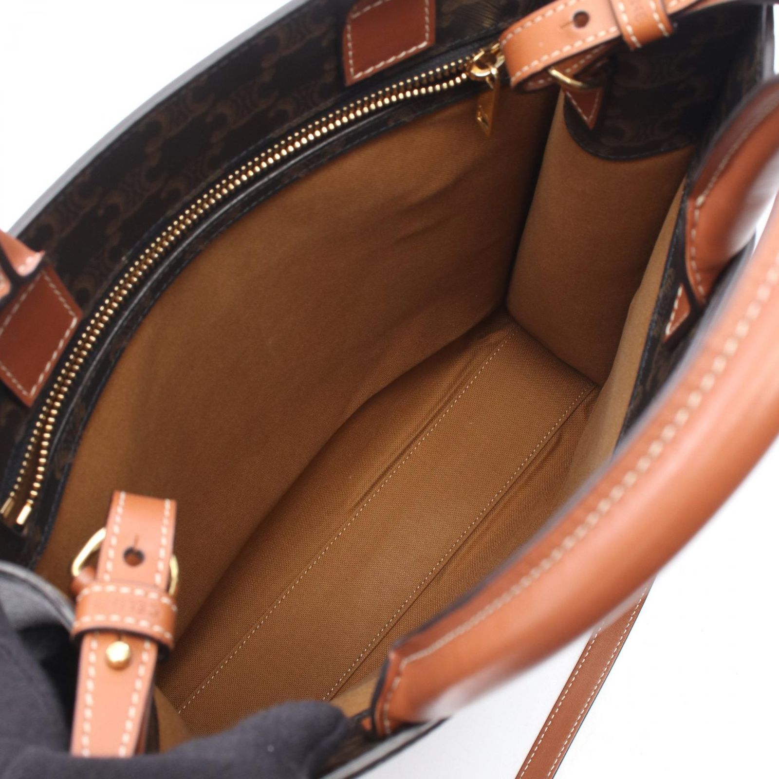 CELINE セリーヌ スモール バーティカル カバ トリオンフ 2WAY トートバッグ