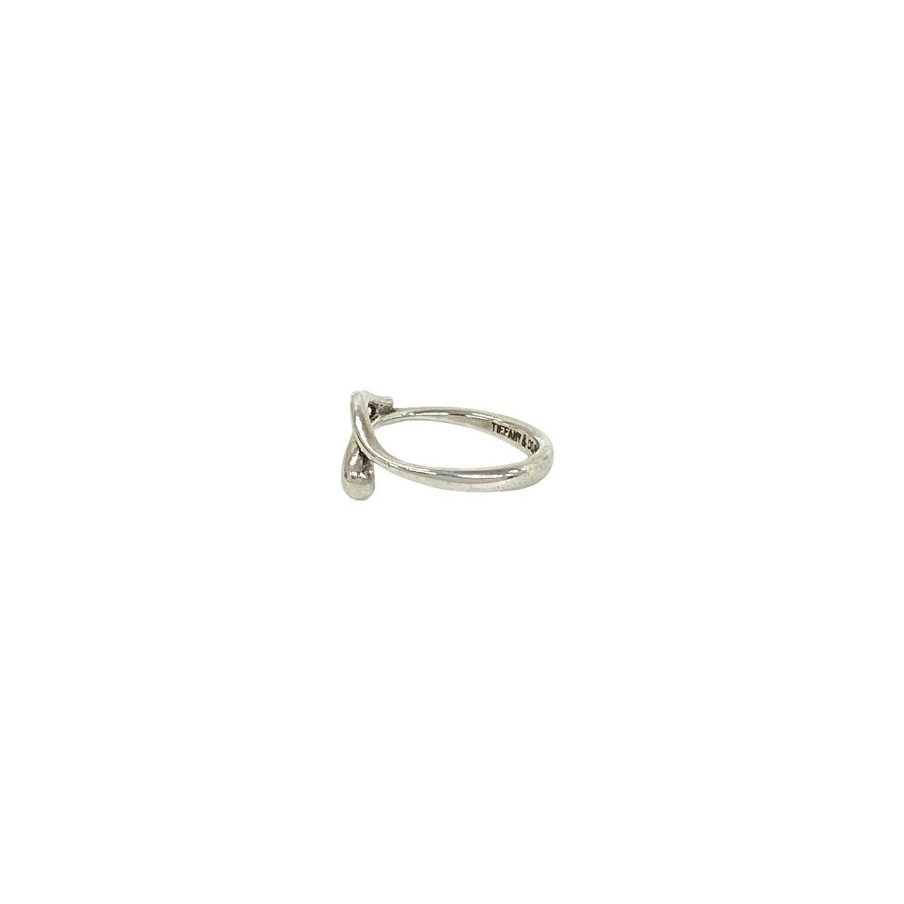 極 美品 TIFFANY&Co. ティファニー フリーフォーム ティアドロップ