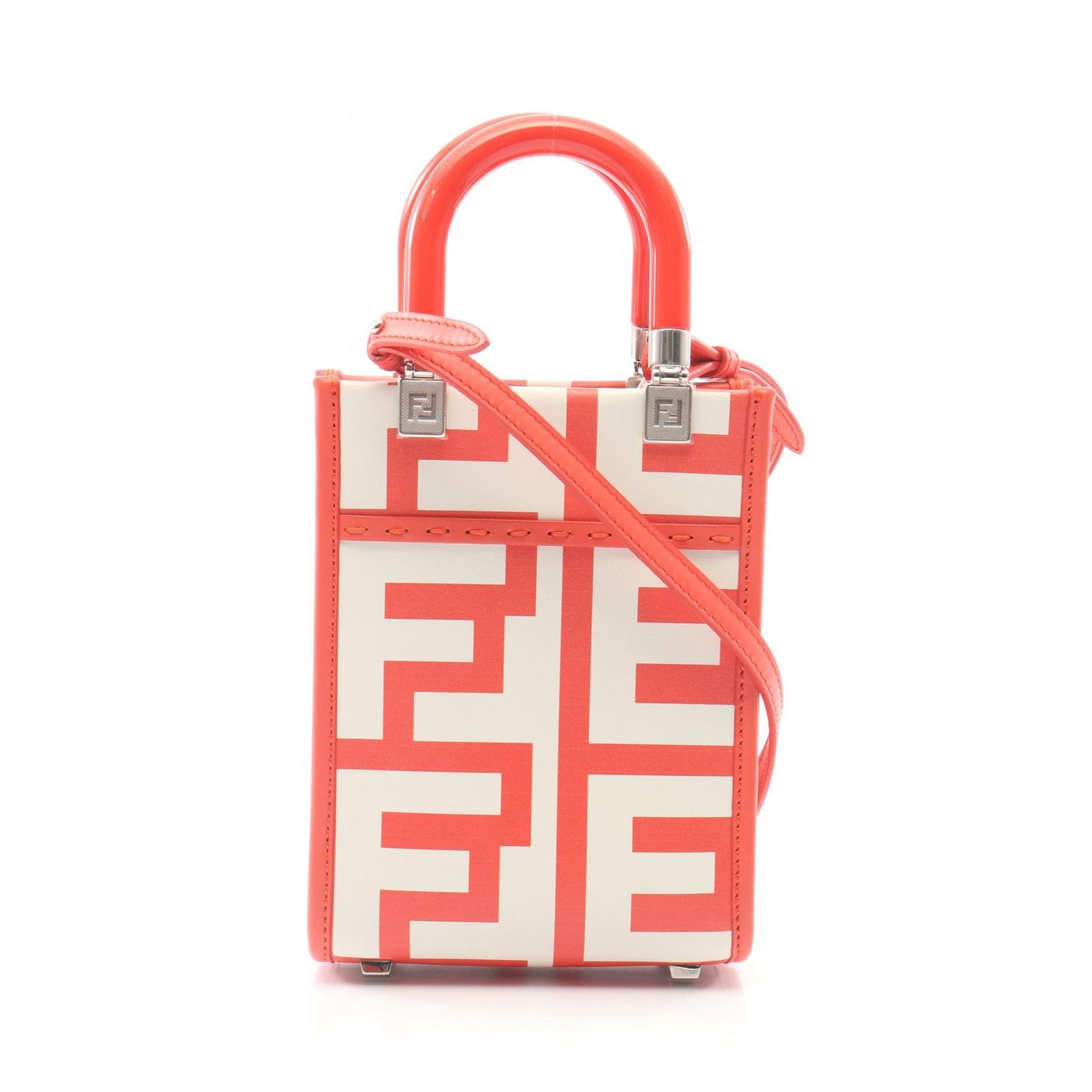 FENDI フェンディ サンシャインショッパー ミニ 2WAY ハンドバッグ