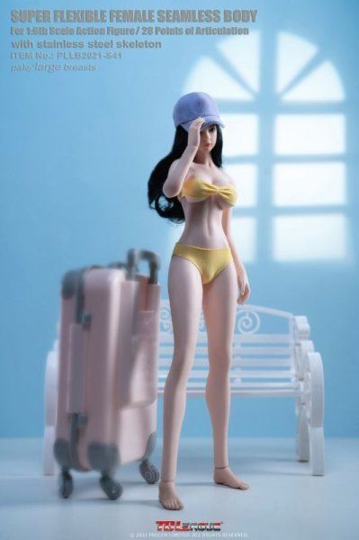 TBLeague 鉄骨シームレス超可動高挑型女素体 1/6 白い肌の色 アクションフィギュア PLLB2021-S41