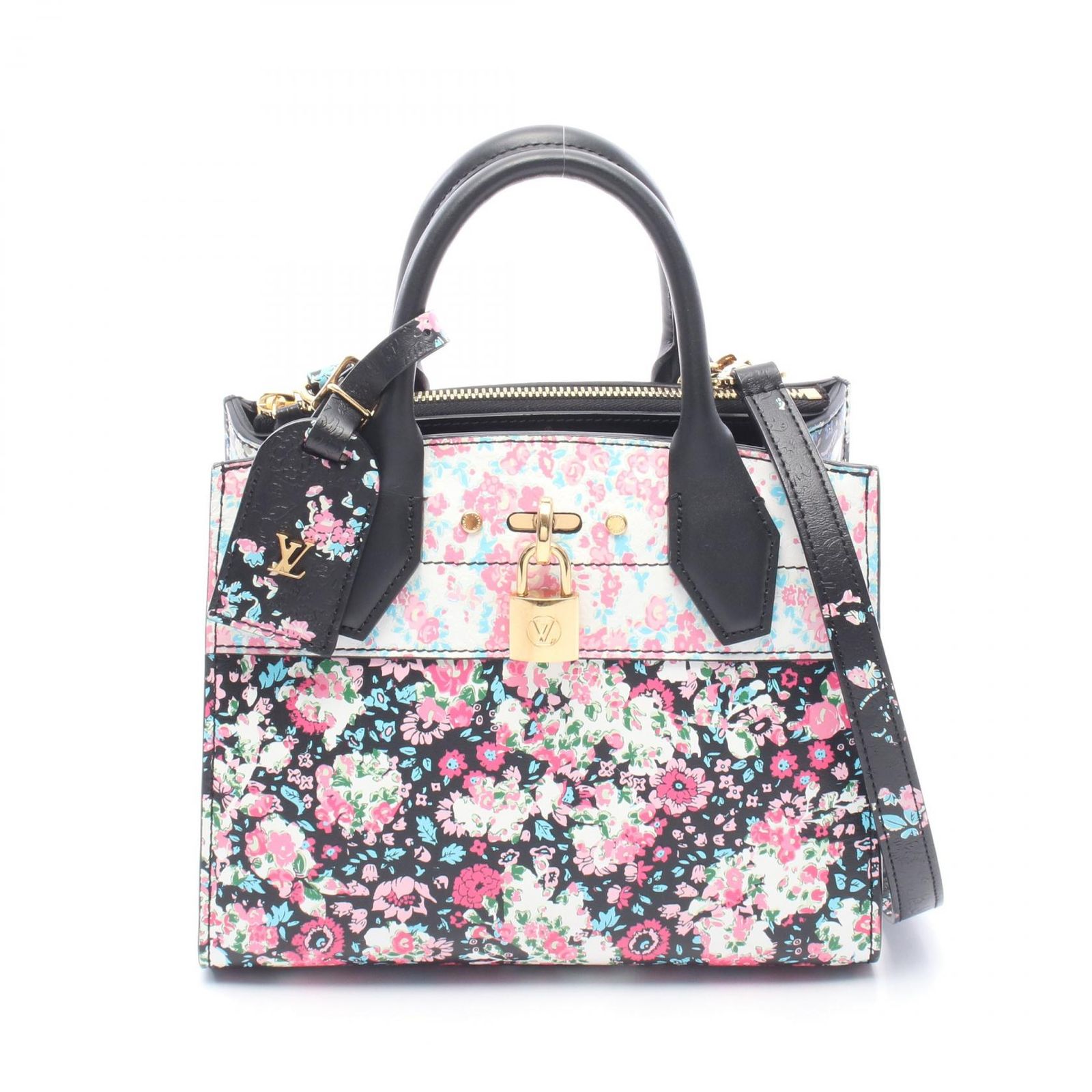LOUIS VUITTON ルイ・ヴィトン シティ スティーマー MINI リバティローズ 2WAY ハンドバッグ