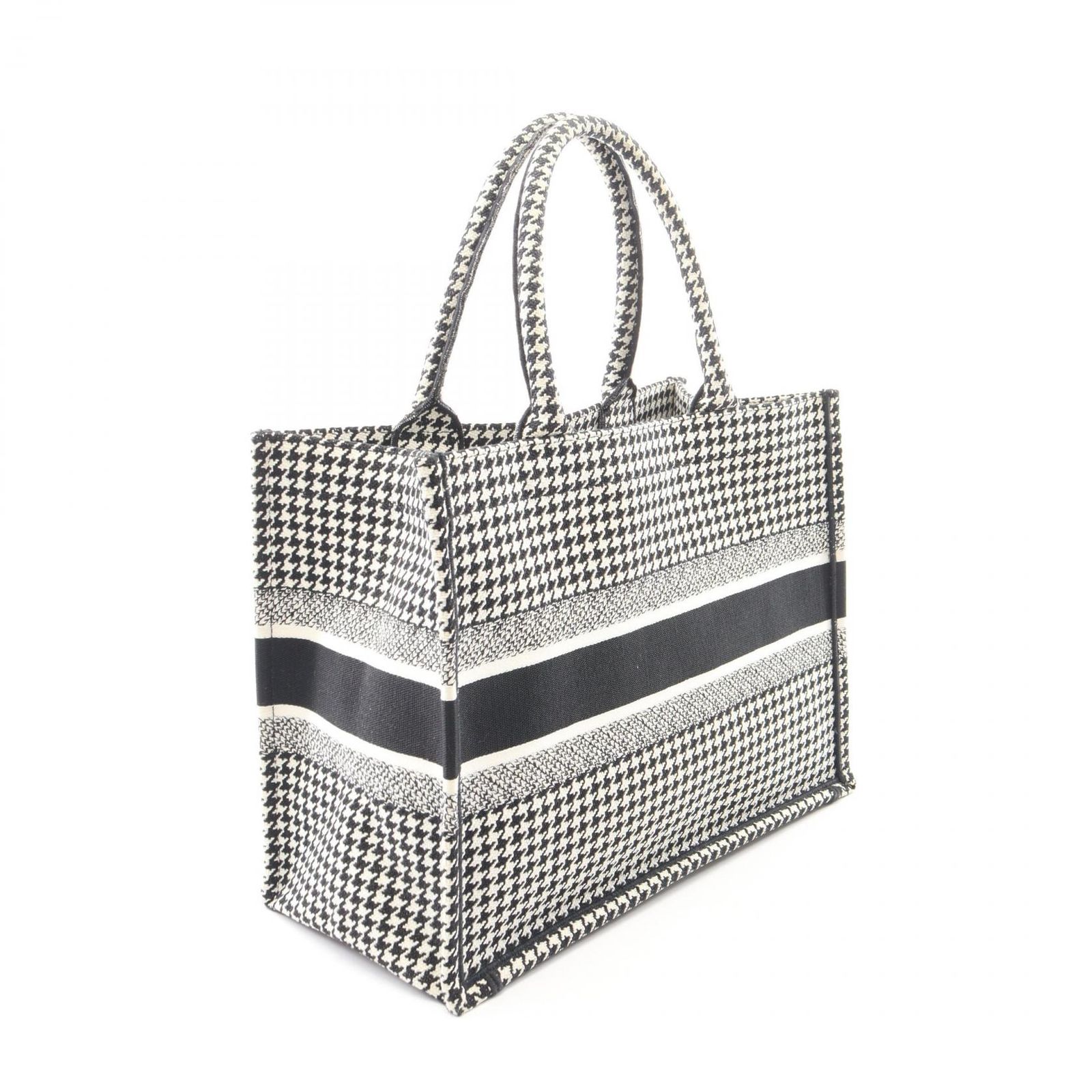 Dior ディオール BOOK TOTE ブックトート ミディアム 千鳥格子 トートバッグ