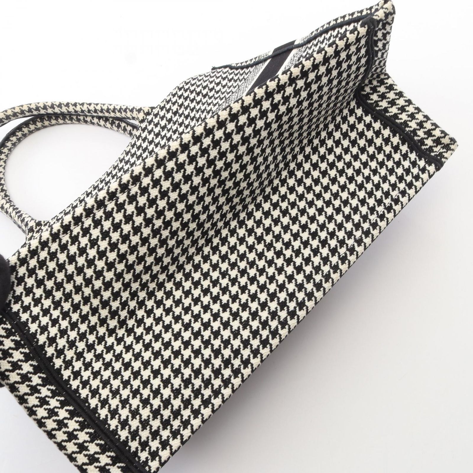 Dior ディオール BOOK TOTE ブックトート ミディアム 千鳥格子 トートバッグ