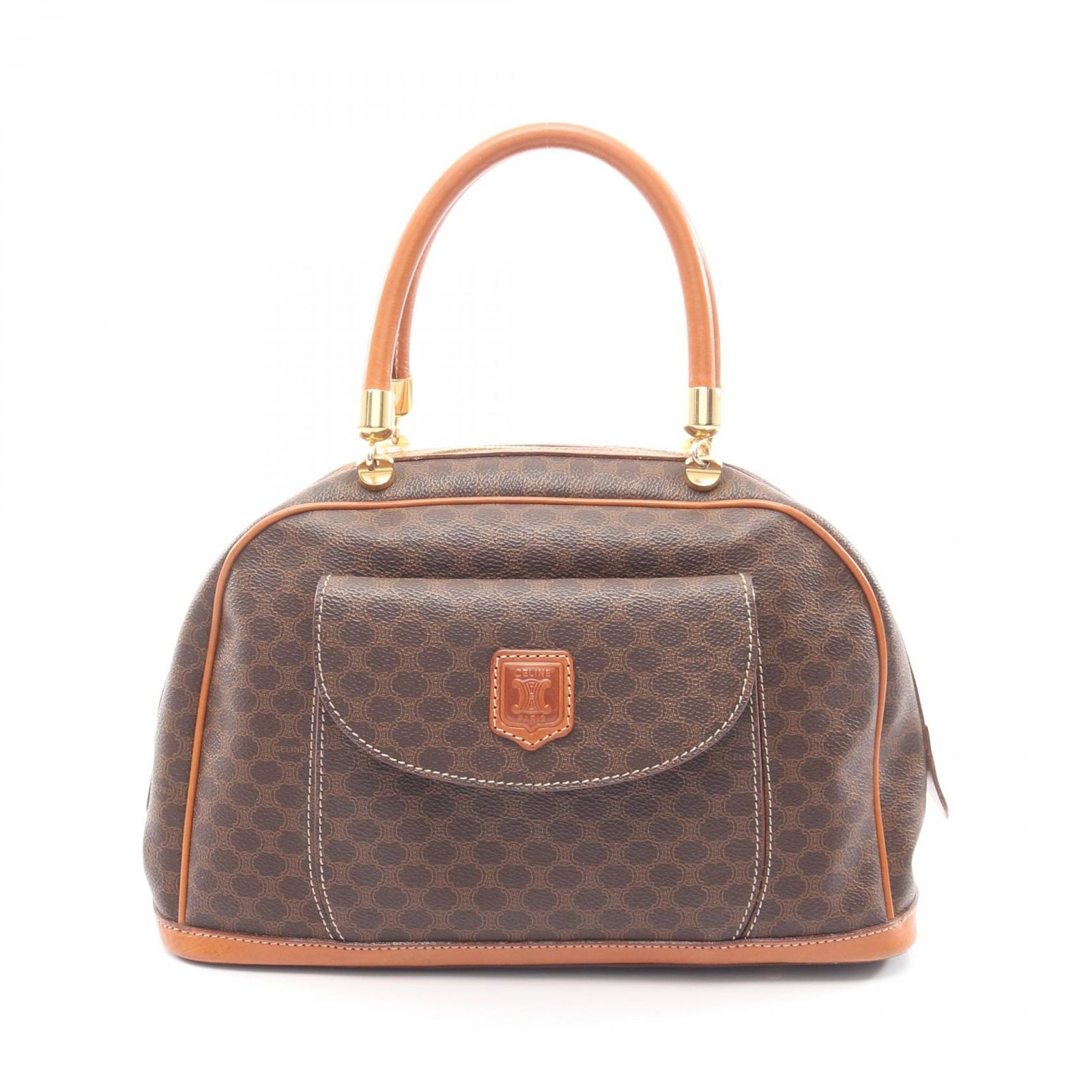 CELINE セリーヌ マカダム ハンドバッグ