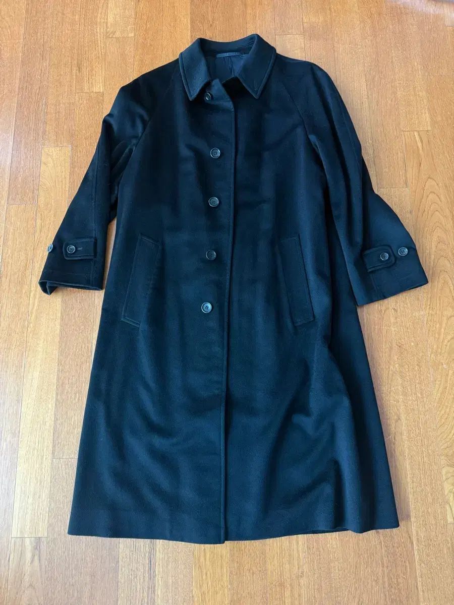 ARMANI アルマーニ カシミア ブラック バルマカーン コート