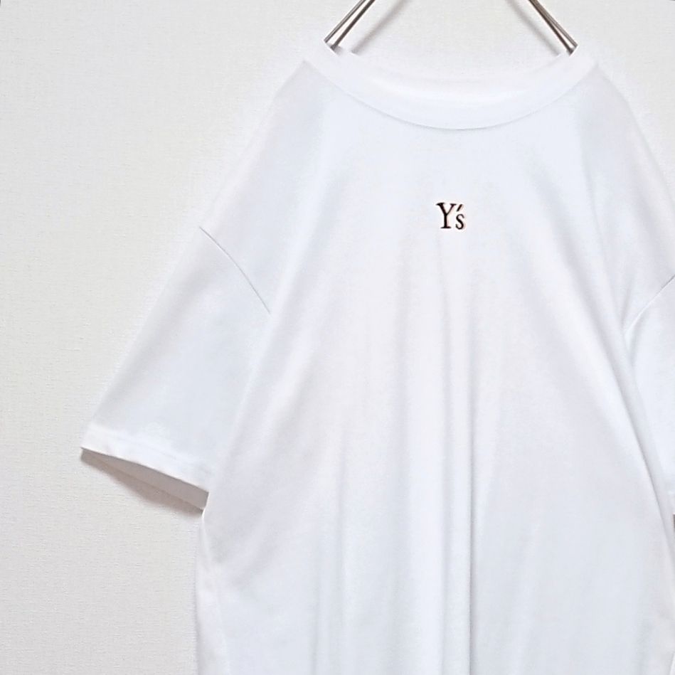 新品 タグ付 Y's ワイズ NEWERA コラボ 刺繍 ロゴ 半袖 Tシャツ