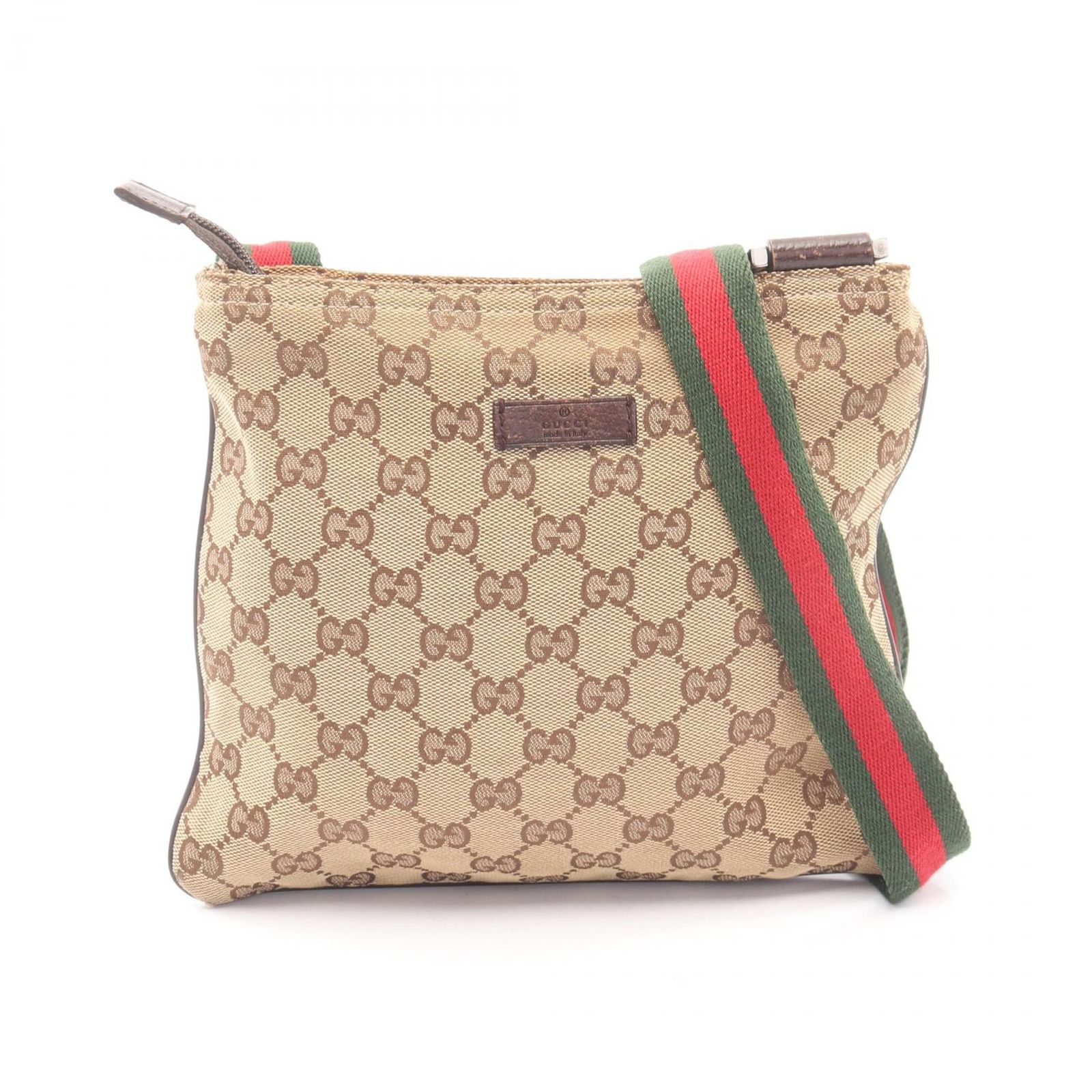 GUCCI グッチ GGキャンバス シェリーライン ショルダーバッグ