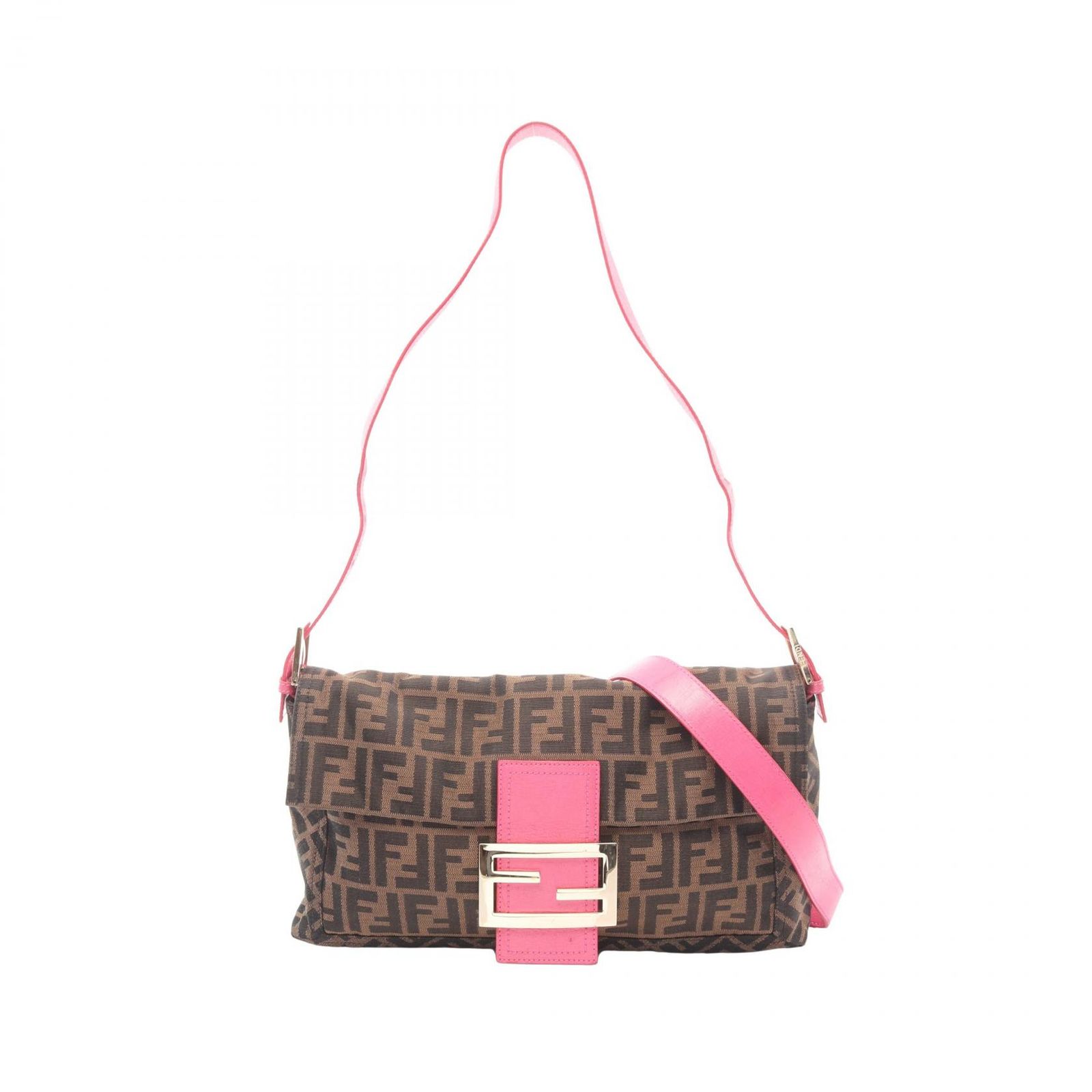 FENDI フェンディ マンマバケット ズッカ 2WAY ショルダーバッグ 
