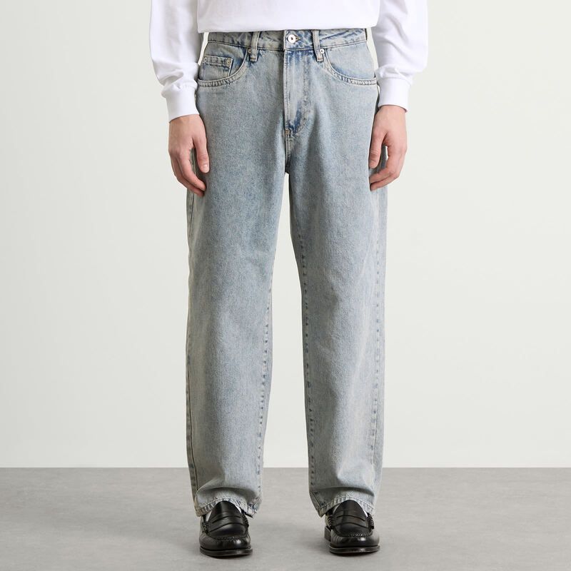 エムケーアイ メンズ ボトムス デニムパンツ MKI Denim Classic Jean Bleach Wash デニム