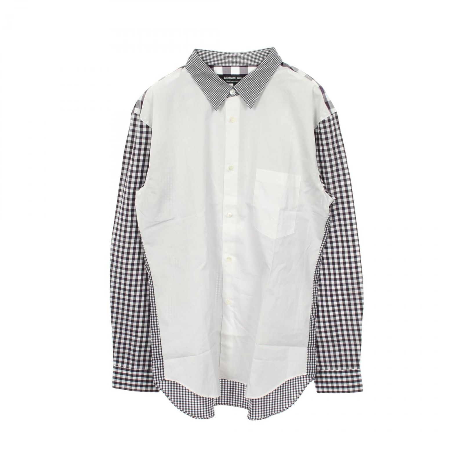 COMME des GARCONS HOMME DEUX コムデギャルソンオムドゥ ギンガムチェック 切替 長袖 その他トップス