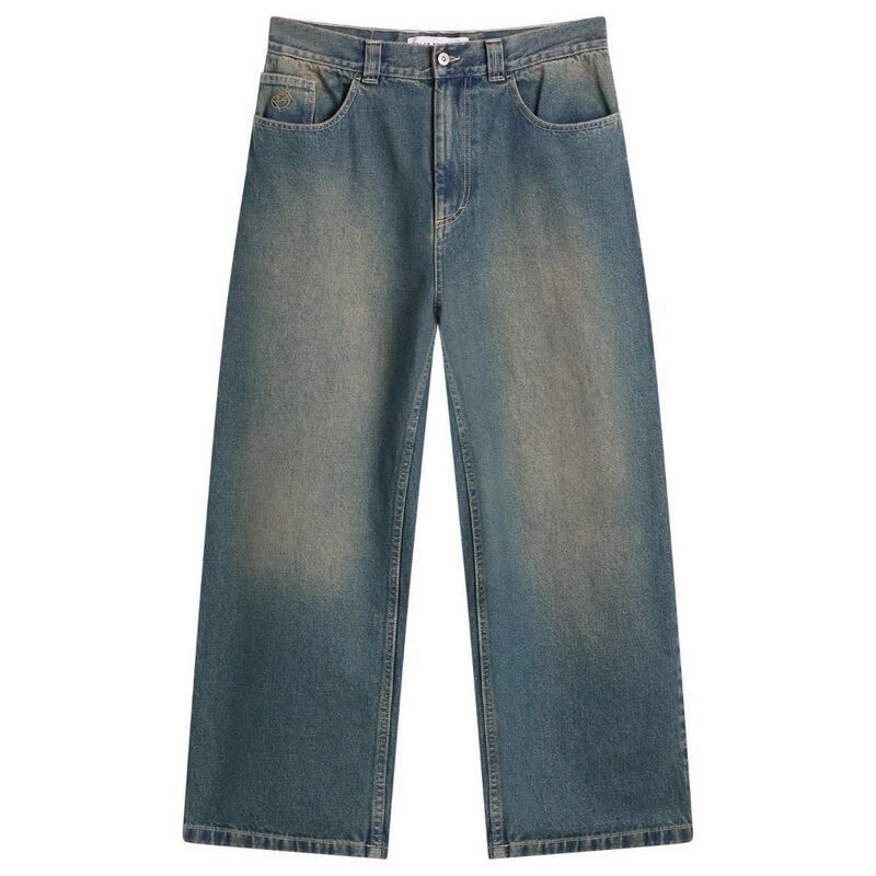 ポーラー スケート カンパニー メンズ ボトムス デニムパンツ ジーンズ Polar Skate Co Big Boy Jeans Dirty Blue ブルー