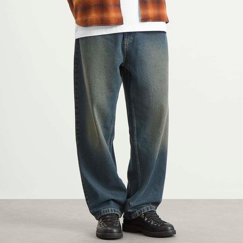 ポーラー スケート カンパニー メンズ ボトムス デニムパンツ ジーンズ Polar Skate Co 93 Jeans Dirty Blue ブルー