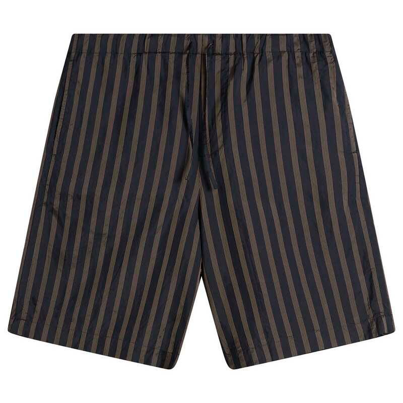 ドリス・ヴァン・ノッテン メンズ ボトムス ハーフパンツ・ショーツ ショートパンツ Dries Vanoten Stripe Cupro Shorts Navy ネイビー