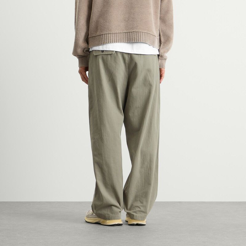 バターグッズ メンズ ボトムス カジュアルパンツ プリーツ Butter Goods Pleated Trousers Washed Fatigue バターグッズ メンズ ボトムス カジュアルパンツ プリーツ Butter Goods Pleated Trousers Washed Fatigue