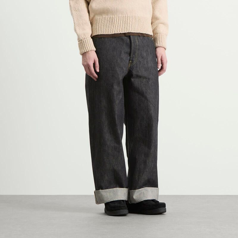 ビズビム メンズ ボトムス デニムパンツ ジーンズ Visvim Social Sculpture Wide Raw Jeans Raw