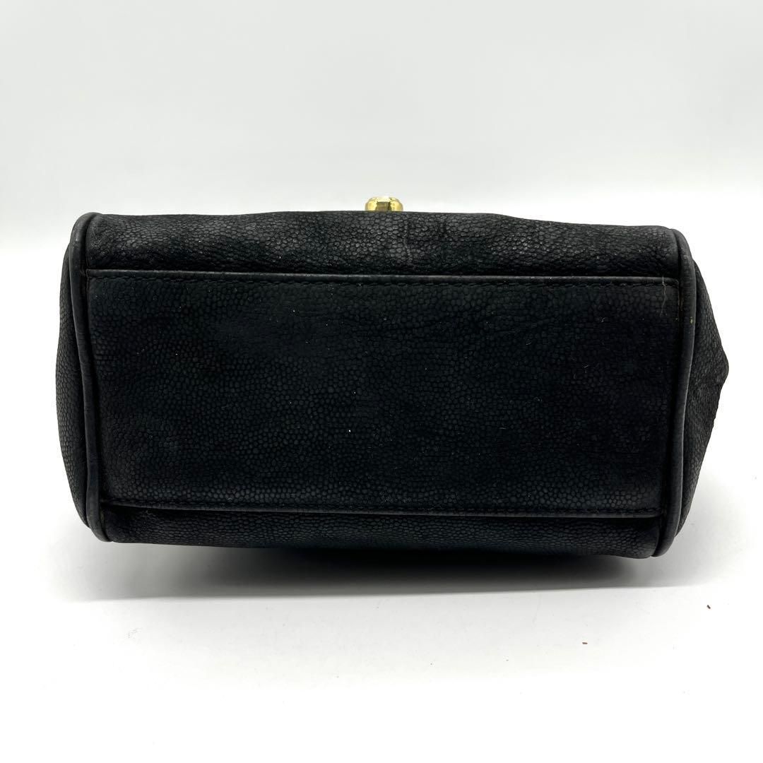 Goldpfeil Stingray Embossed Bag ゴールドファイル フォーマル エイ革 