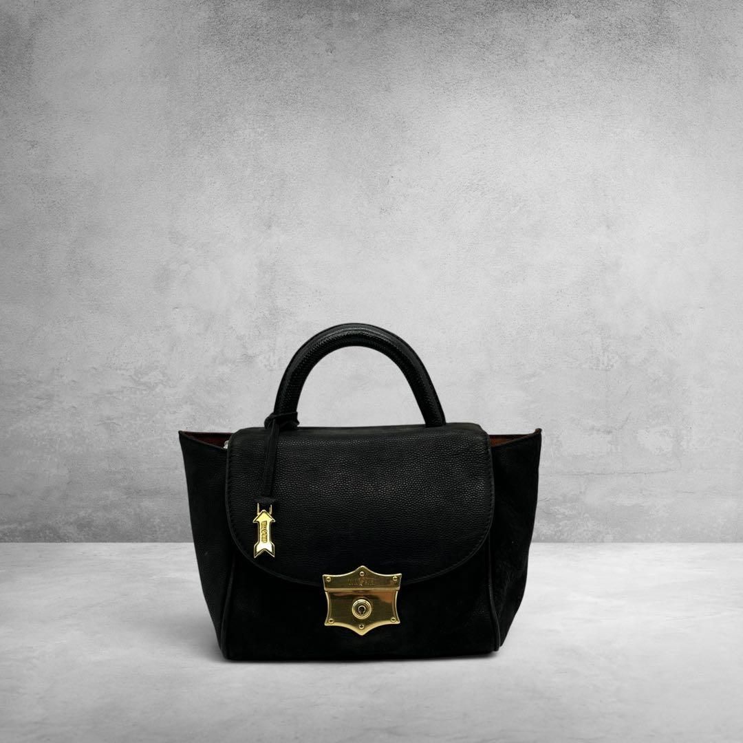 Goldpfeil Stingray Embossed Bag ゴールドファイル フォーマル エイ革