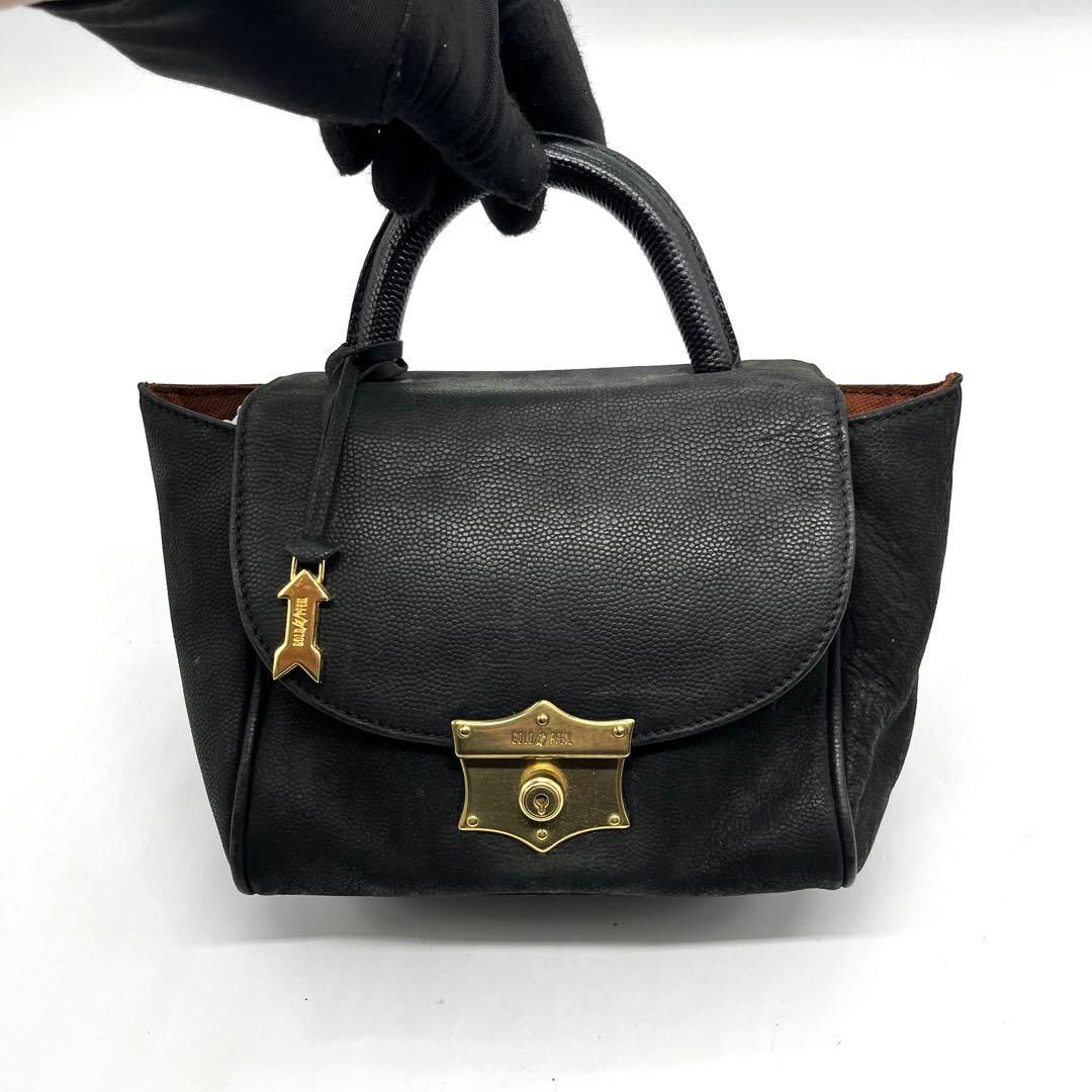 Goldpfeil Stingray Embossed Bag ゴールドファイル フォーマル エイ革 