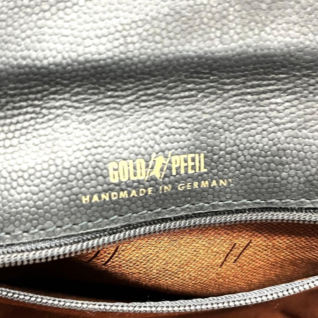 Goldpfeil Stingray Embossed Bag ゴールドファイル フォーマル エイ革 