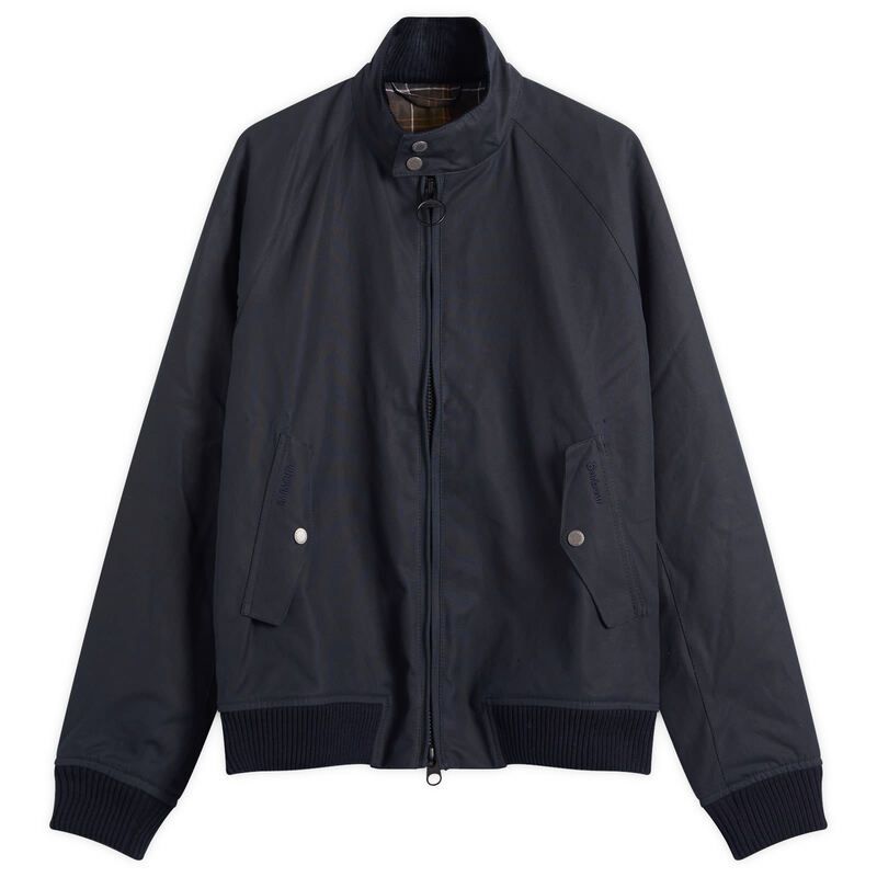 バブアー メンズ アウター ジャケット・ブルゾン Barbour x Baracuta Porton Wax Jacket Navy ネイビー 60,390円