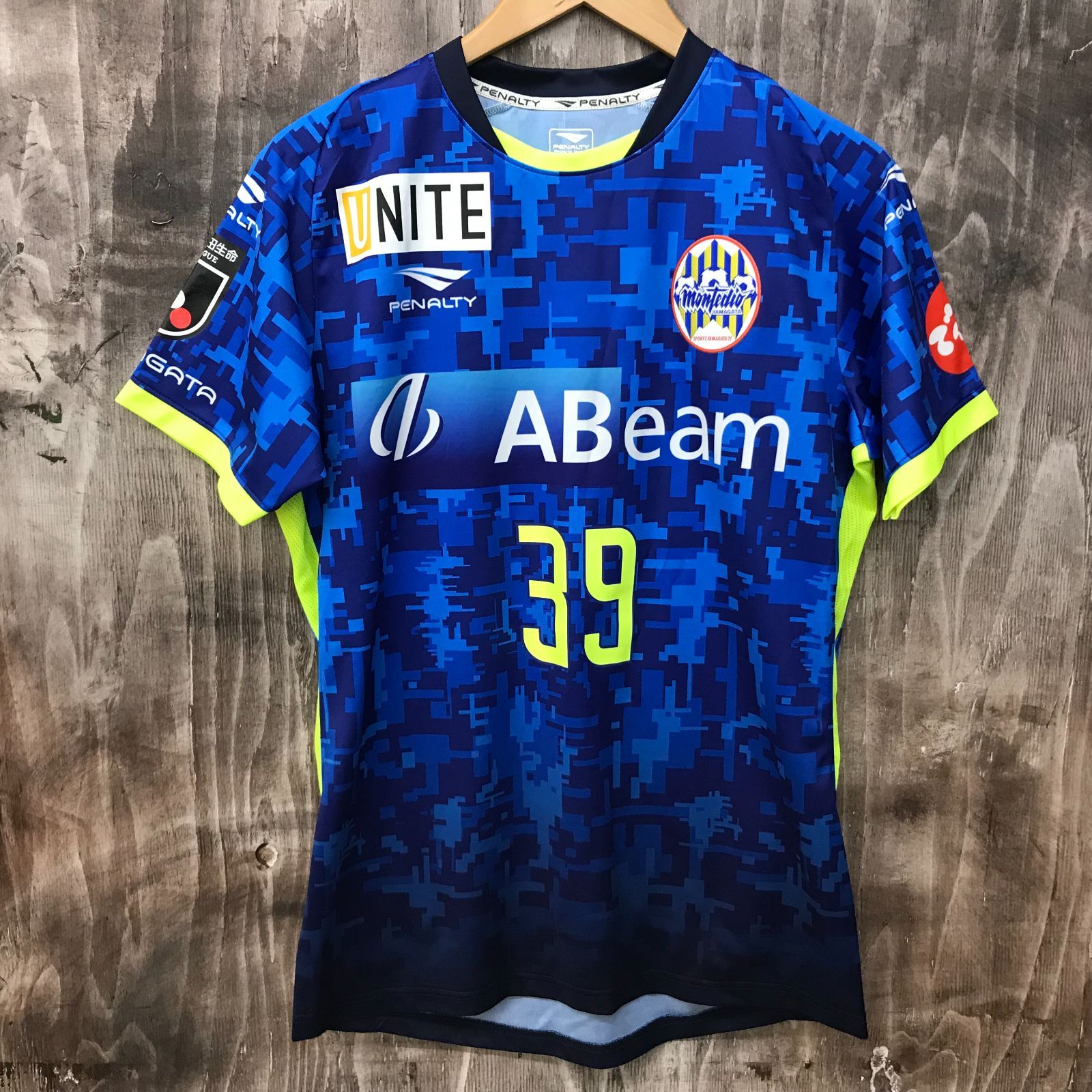 【美品】PENALTY　モンテディオ山形　オーセンティックユニフォーム　2019 モンテディオ山形 モンテ PENALTY 2019 オーセンティック ユニフォーム