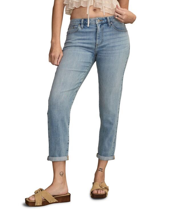 ラッキーブランド レディース ボトムス デニムパンツ ジーンズ Lucky Brand Womens Sienna Boyfriend Mid Rise Jeans Imagined Indigo インディゴ