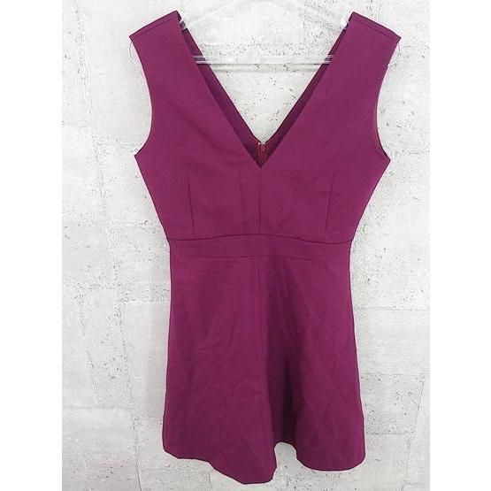 ◇ La TOTALITE ラ トータリテ サロペット 膝下丈 ワンピース パープル レディース 【中古】 【1002796700521】
