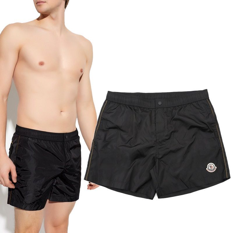 41 MONCLER モンクレール 2C00005 599JK ブラック 海パン 水着 スイムウェア パンツ