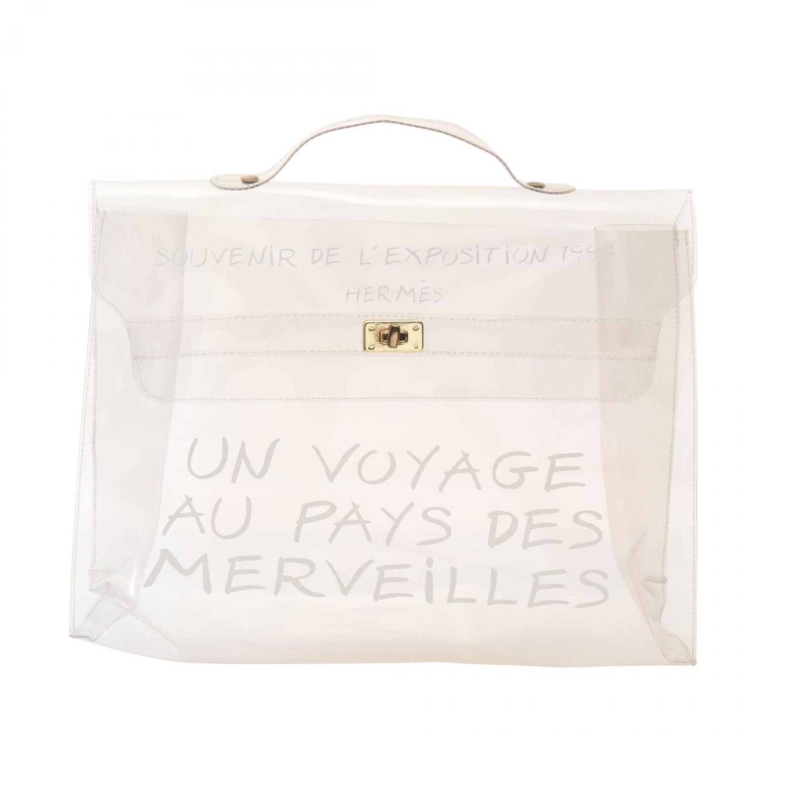 HERMES エルメス ビニール ケリー ハンドバッグ