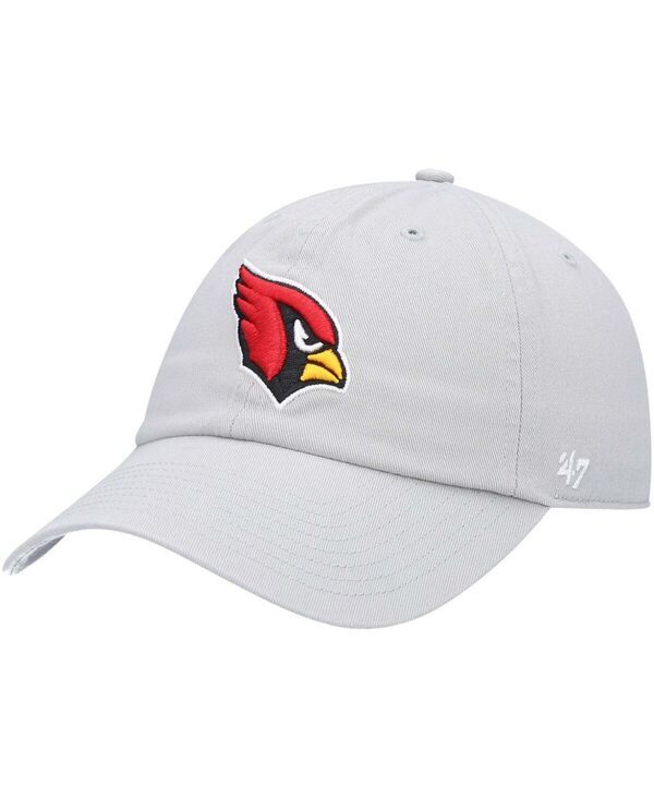47 ブランド メンズ アクセサリー 帽子 47 Brand Mens Gray Arizona Cardinals Clean Up Adjustable Hat Gray グレー